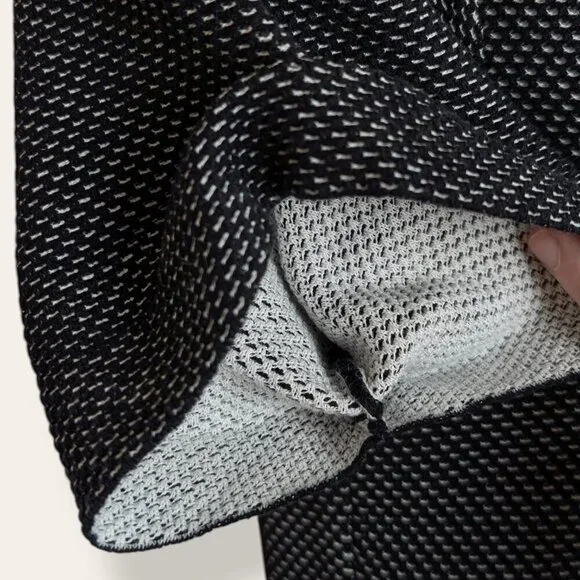 Strenesse B&W Knit Short Sleeve Dress - Picture 5 of 9